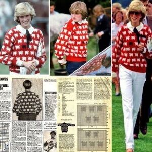 Princess Diana Sheep Sweater - Warm & Wonderful